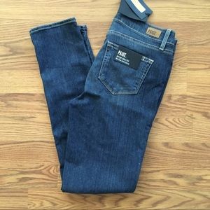 NWT Paige Skyline Ankle Peg Skinny Denim Jeans